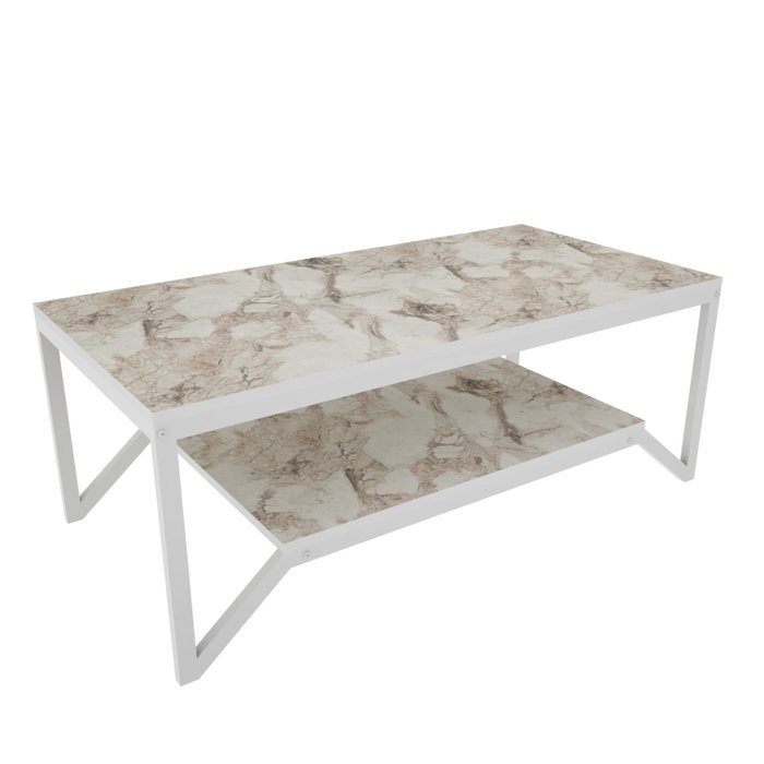 Hanah Home Mesa de centro Flora - White Hanah Home Mesa de centro Flora - White